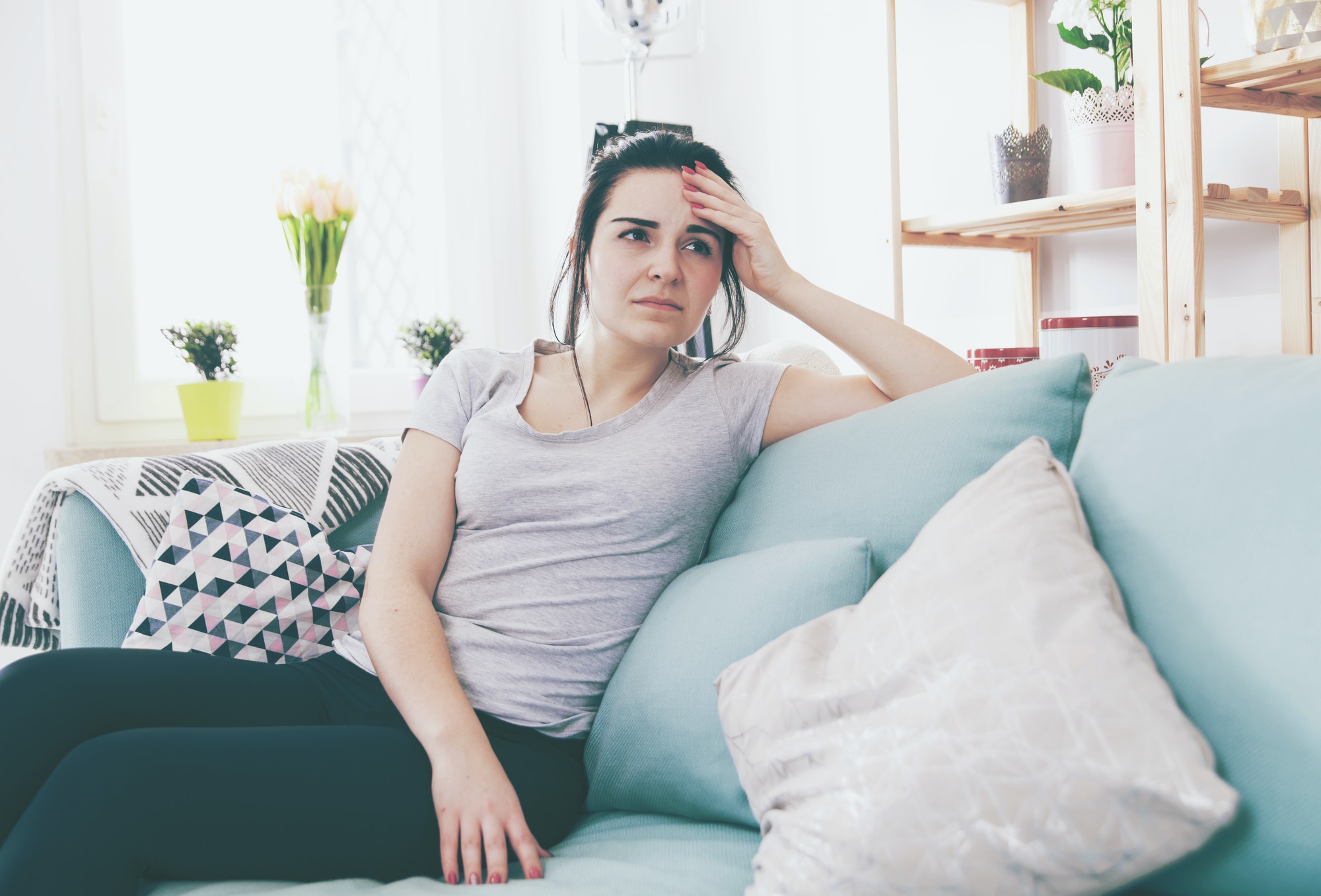 woman worried about her upcoming marriage